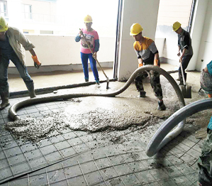 電動二次結構輸送泵/別墅輕松澆地坪